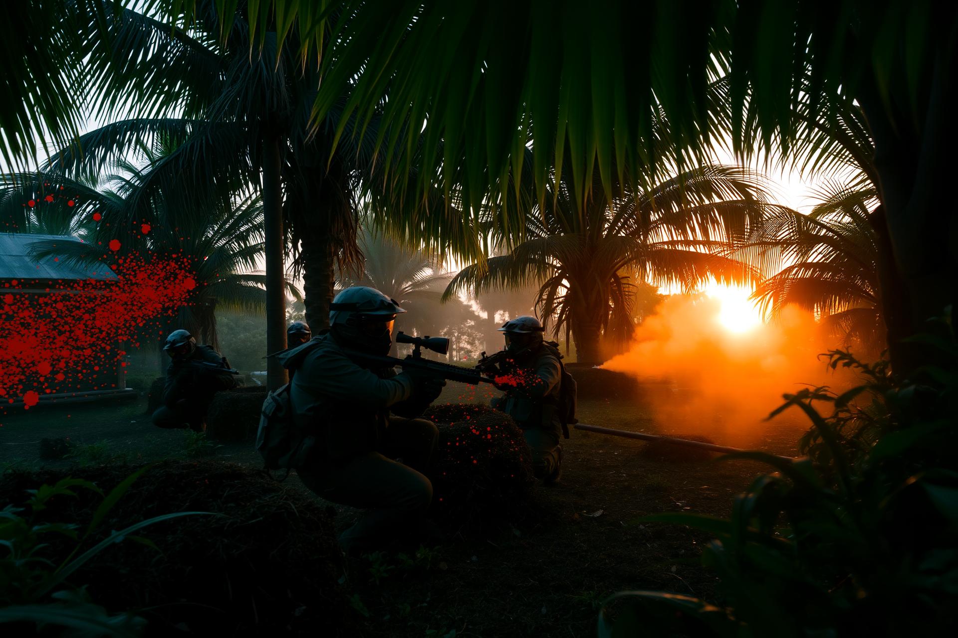 Session paintball dans la jungle martiniquaise